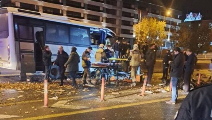Ankara'daki zincirleme kazanın üzerine alkollü sürücü kalabalığın arasına daldı